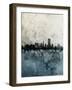 San Francisco City Skyline-Michael Tompsett-Framed Art Print