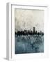 San Francisco City Skyline-Michael Tompsett-Framed Art Print