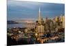 San Francisco-City Sunset-null-Mounted Art Print