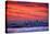 San Francisco Cityscape at Sunrise and Sweet Candy Skies-Vincent James-Stretched Canvas