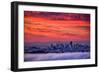 San Francisco Cityscape at Sunrise and Sweet Candy Skies-Vincent James-Framed Photographic Print