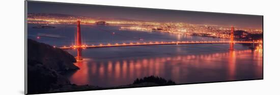 San Francisco Cityscape from the Marin Headlands-Vincent James-Mounted Photographic Print