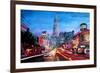 San Francisco - Columbus St with Cafe Vesuvio-Markus Bleichner-Framed Art Print