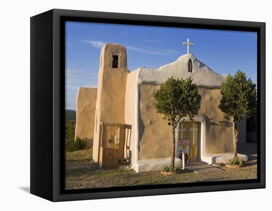 San Francisco De Asis Church Dating from 1835, Golden, New Mexico, United States of America, North -Richard Cummins-Framed Stretched Canvas