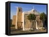 San Francisco De Asis Church Dating from 1835, Golden, New Mexico, United States of America, North -Richard Cummins-Framed Stretched Canvas