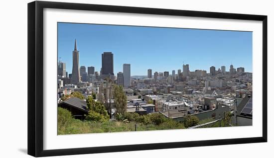 San Francisco downtown skyline and Chinatown district, California, USA-null-Framed Photographic Print