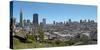 San Francisco downtown skyline and Chinatown district, California, USA-null-Stretched Canvas