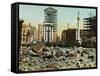 San Francisco Earthquake 1906. the Ruins of Union Square Surrounded by Destruction-null-Framed Stretched Canvas