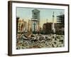 San Francisco Earthquake 1906. the Ruins of Union Square Surrounded by Destruction-null-Framed Photographic Print