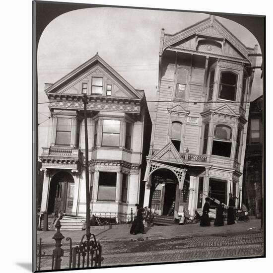 San Francisco Earthquake-null-Mounted Giclee Print