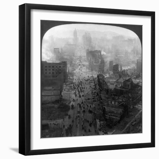 San Francisco Earthquake-null-Framed Giclee Print