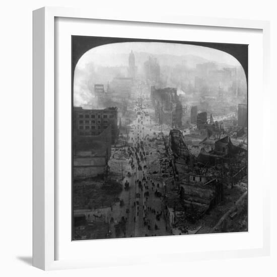 San Francisco Earthquake-null-Framed Giclee Print