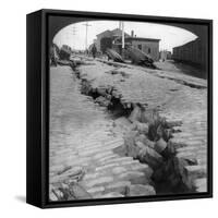 San Francisco Earthquake-null-Framed Stretched Canvas