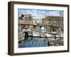 San Francisco Fishrman's Wharf 1941-Stanton Manolakas-Framed Giclee Print