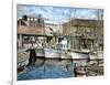 San Francisco Fishrman's Wharf 1941-Stanton Manolakas-Framed Giclee Print