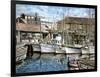 San Francisco Fishrman's Wharf 1941-Stanton Manolakas-Framed Giclee Print