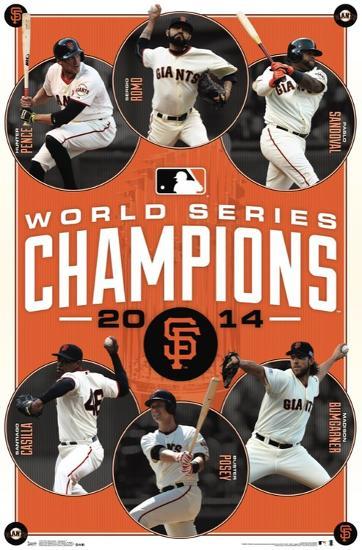 San Francisco Giants - 2014 World Series Champions-null-Lamina Framed Poster