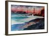 San Francisco Golden Gate at Dawn-Markus Bleichner-Framed Art Print