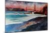 San Francisco Golden Gate at Dawn-Markus Bleichner-Mounted Art Print