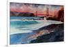 San Francisco Golden Gate at Dawn-Markus Bleichner-Framed Art Print