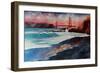 San Francisco Golden Gate at Dawn-Markus Bleichner-Framed Premium Giclee Print