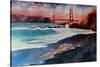 San Francisco Golden Gate at Dawn-Markus Bleichner-Stretched Canvas