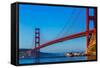 San Francisco Golden Gate Bridge California USA-holbox-Framed Stretched Canvas