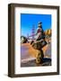 San Francisco Golden Gate Bridge from Marshall Beach in California USA-holbox-Framed Photographic Print