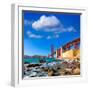 San Francisco Golden Gate Bridge GGB from Marshall Beach in California USA-holbox-Framed Photographic Print