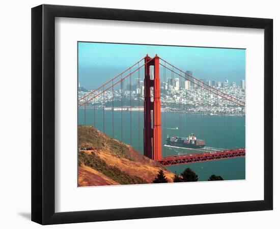 San Francisco Golden Gate Bridge-Eric Risberg-Framed Photographic Print