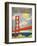 San Francisco – Golden Gate Bridge-Renee Pulve-Framed Art Print