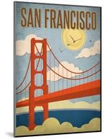 San Francisco – Golden Gate Bridge-Renee Pulve-Mounted Art Print