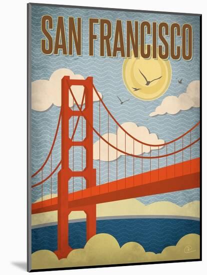 San Francisco – Golden Gate Bridge-Renee Pulve-Mounted Art Print