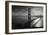 San Francisco Golden Gate Bridge-msv-Framed Art Print