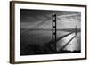 San Francisco Golden Gate Bridge-msv-Framed Art Print