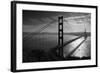 San Francisco Golden Gate Bridge-msv-Framed Art Print