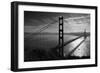 San Francisco Golden Gate Bridge-msv-Framed Premium Giclee Print