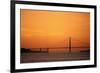 San Francisco Golden Gate Sunset-null-Framed Premium Giclee Print