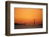 San Francisco Golden Gate Sunset-null-Framed Art Print