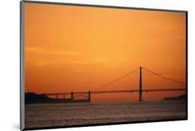 San Francisco Golden Gate Sunset-null-Mounted Art Print