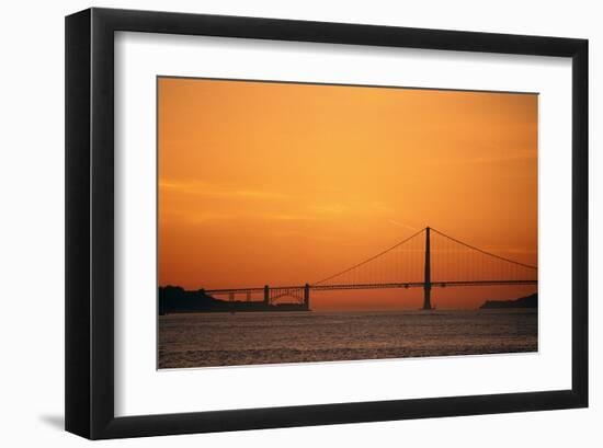 San Francisco Golden Gate Sunset-null-Framed Art Print