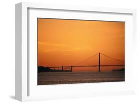 San Francisco Golden Gate Sunset-null-Framed Art Print