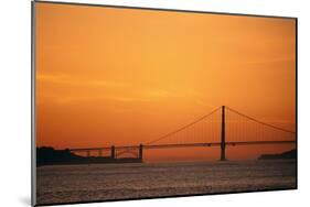 San Francisco Golden Gate Sunset-null-Mounted Art Print