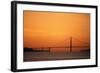 San Francisco Golden Gate Sunset-null-Framed Art Print