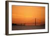 San Francisco Golden Gate Sunset-null-Framed Art Print