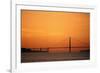 San Francisco Golden Gate Sunset-null-Framed Art Print