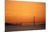 San Francisco Golden Gate Sunset-null-Mounted Art Print