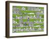 San Francisco Green-Sharon Turner-Framed Art Print