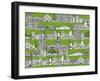 San Francisco Green-Sharon Turner-Framed Art Print