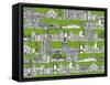 San Francisco Green-Sharon Turner-Framed Stretched Canvas